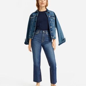 Everlane The cheeky Boot cut jeans size 26 Classic blue wash NWT